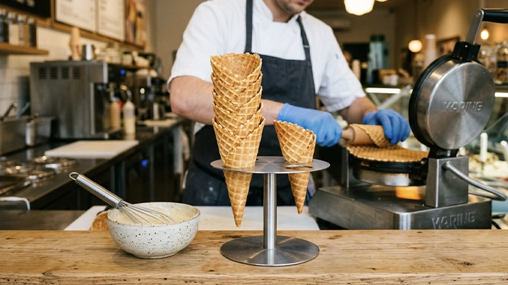 The Business Case for Switching to Waffle Cone Premixes