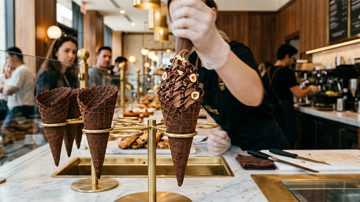 How to Increase Upselling with Chocolate Waffle Cones in Your Cafe?