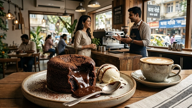 how-lava-cake-helps-cafes-increase-last-minute-add-on-orders Nitin's Cream Cheese Red Velvet Lava Cake Mix with creamy molten filling and vibrant red velvet texture