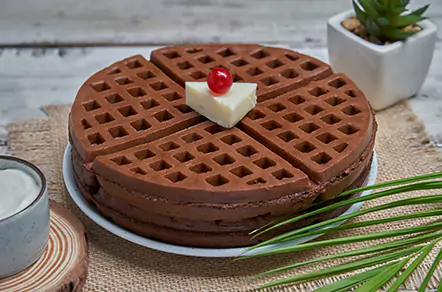 Eggless Brownie Waffle Mix