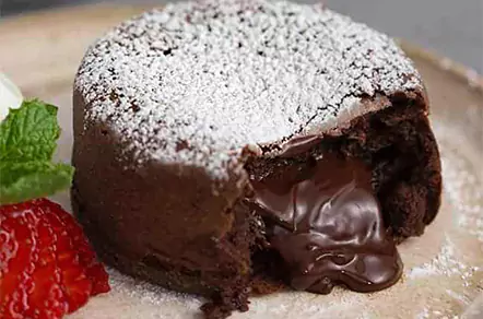 Eggless Chocolate Lava Cake