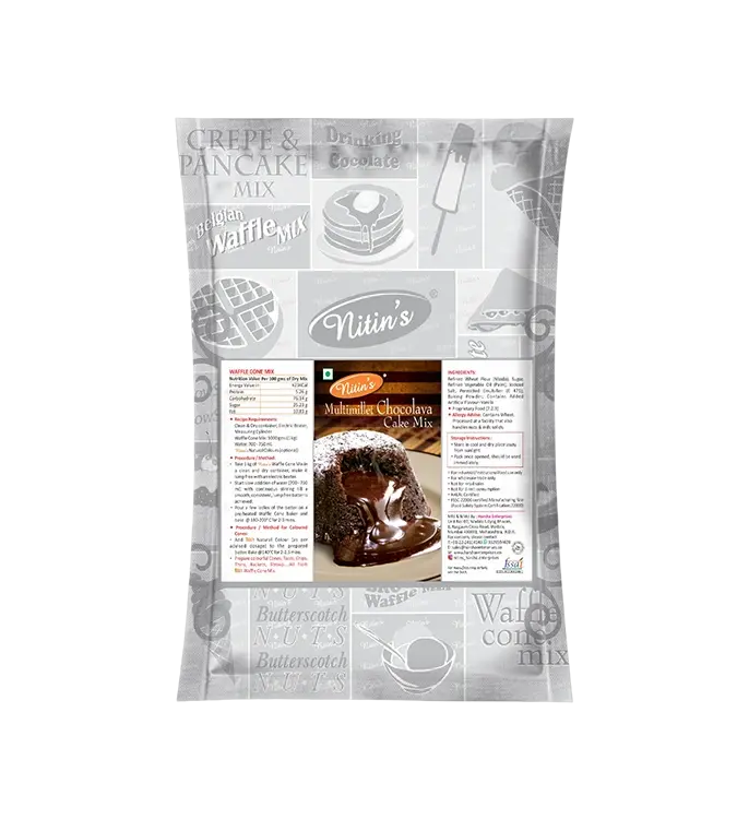 Product Pack of Nitin’s Multi Millet Choco lava Cake Mix