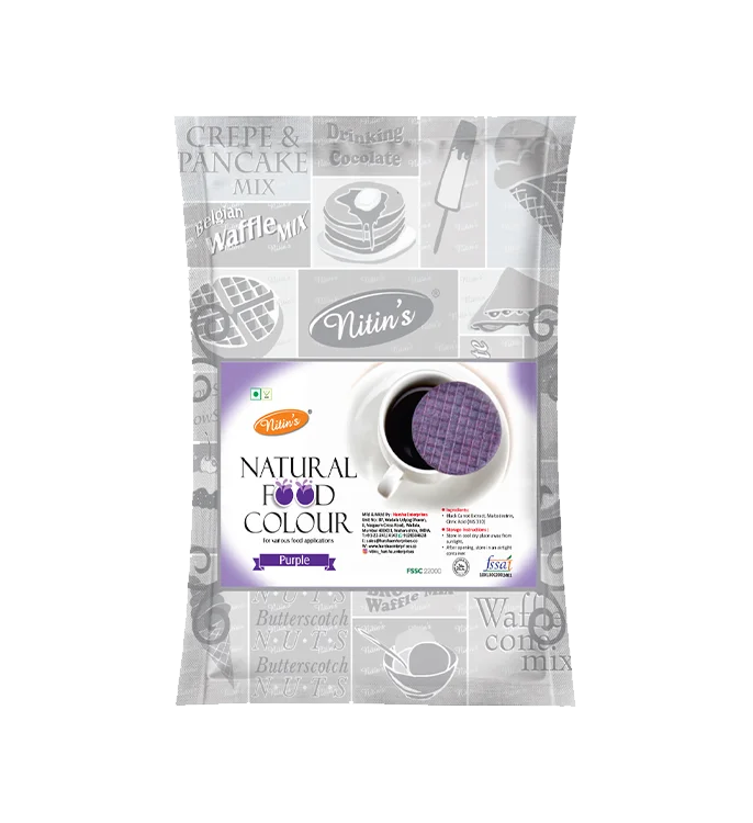 Product Pack of Nitin’s Purple Natural Cone Colour
