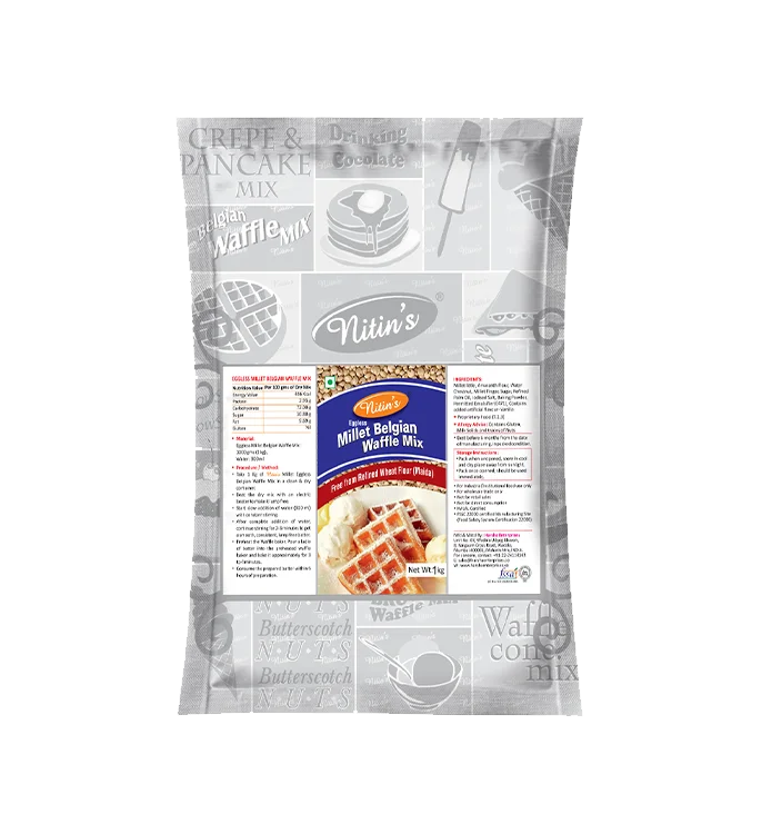 Product Pack of Nitin’s Vanilla Multi Millet Waffle Mix